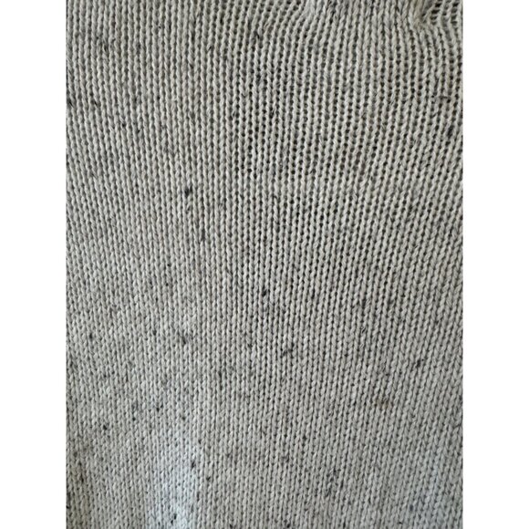 Shawl Collared Heavy Knit Cardigan Button-Down Cream Grey Mens Sweater XXL Sonom - Picture 8 of 9